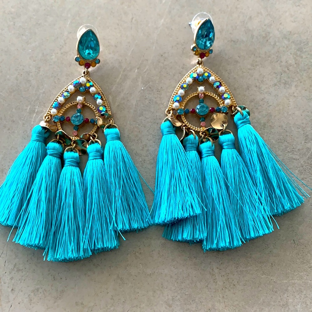 Tassel  drop earrings